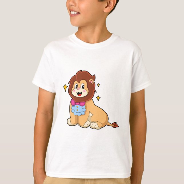 Lion as Gentleman with Tie.PNG T-Shirt (Front)