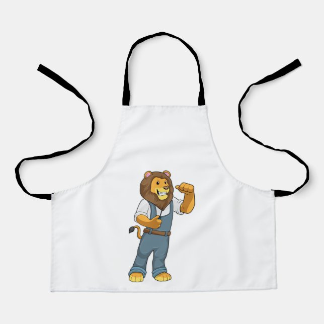Lion as Handyman Screwdriver Apron (Front)