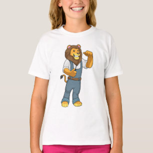 Lion as Handyman Screwdriver T-Shirt