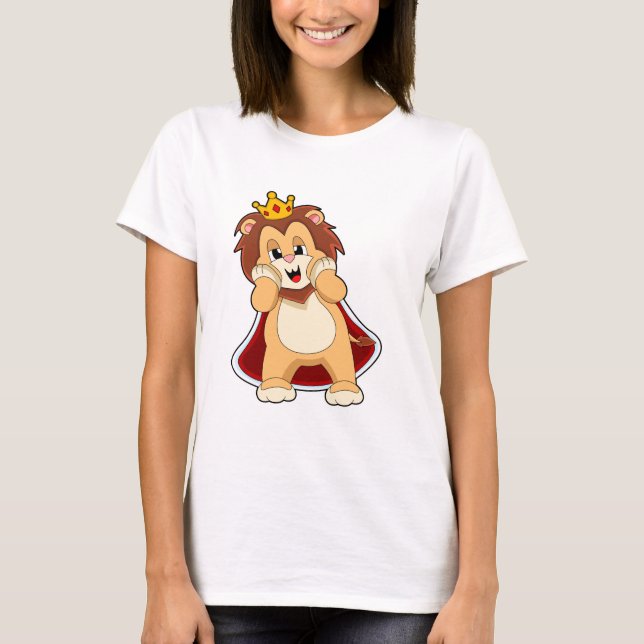 Lion as King with Crown.PNG T-Shirt (Front)
