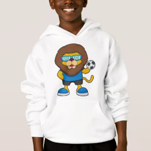 Lion as Soccer player with Soccer