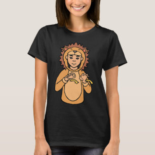 Lion ASL Hand Gesture Deaf Hearing Loss Awareness  T-Shirt