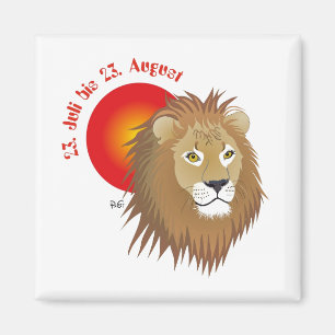 Lion asterisk magnet