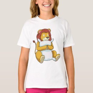 Lion at Sleeping with Pillow T-Shirt