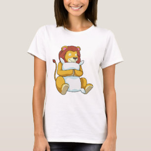 Lion at Sleeping with Pillow T-Shirt