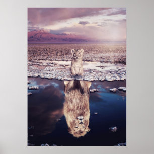 Lion Baby Lion Will Grow Up Poster