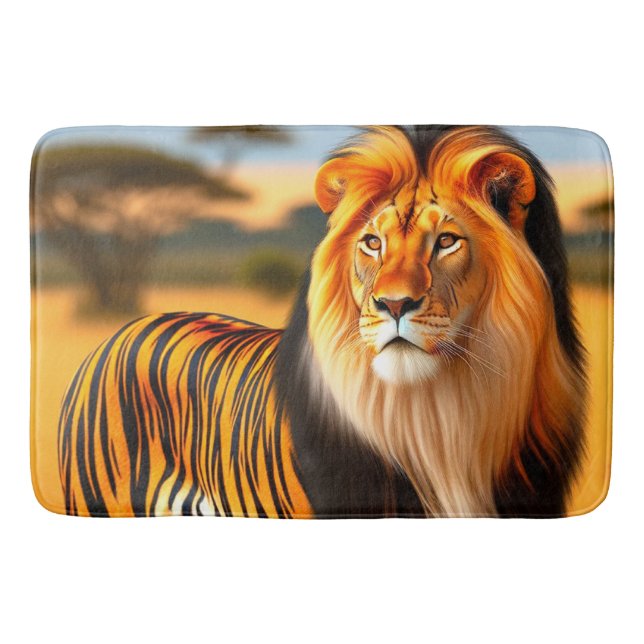 Lion  bath mat (Front)