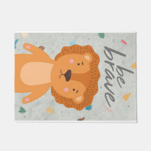 Lion Be Brave Like A Lion Doormat