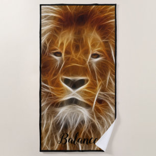 Lion Beach Towel