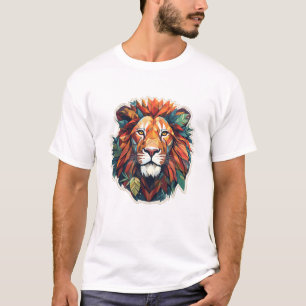 Lion Beast Animal World Wildlife Beauty Discovery T-Shirt