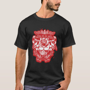 Lion Beast Lifting Workout Bodybuilding Gym Fitne T-Shirt