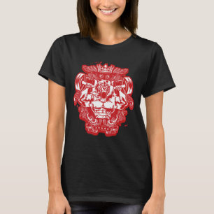 Lion Beast Lifting Workout Bodybuilding Gym Fitne T-Shirt