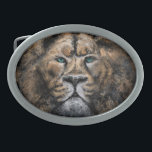 Lion Belt Buckle<br><div class="desc">Strong Lion Belt Buckles - MIGNED Art Painting - or Choose / Add Your Unique Text / Name / Colour - Make Your Special Belt Buckle / Gift - Resize and move or remove and add elements / text with Customisation tool ! Painting and Design by MIGNED. Please see my...</div>