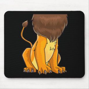 Lion Body Costume Mane Cute Headless Fun Lions Hal Mouse Pad