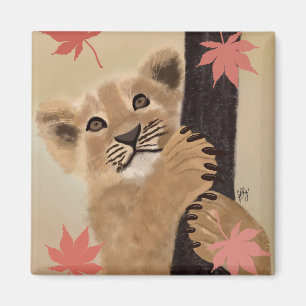 Lion-born magnet playing