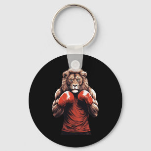 Lion Boxer Boxing Mixed Martial Arts Kickboxing Key Ring