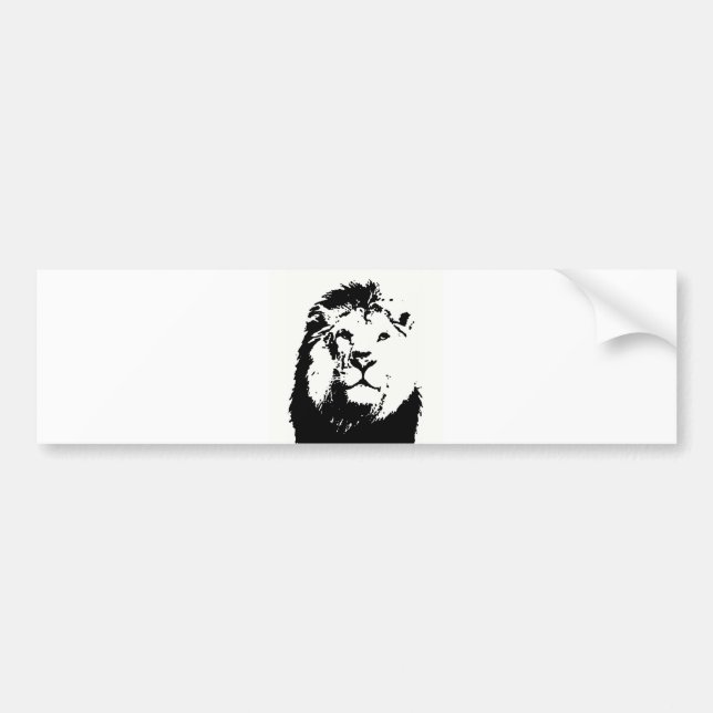 Lion Bumper Sticker (Front)