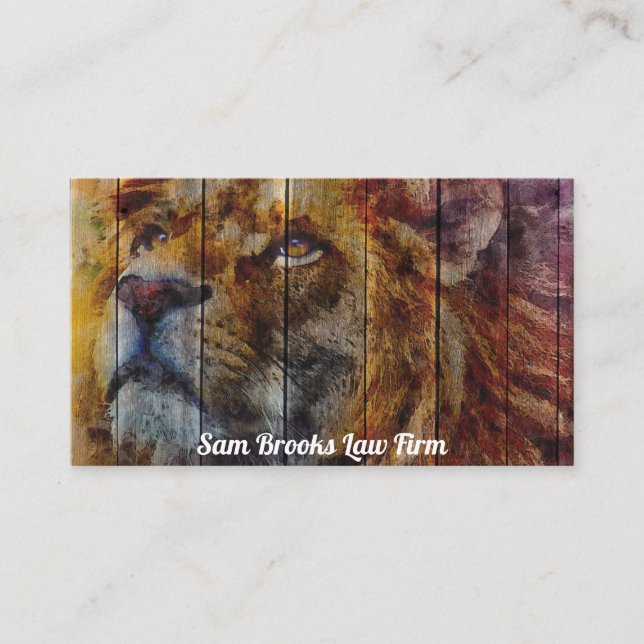 Lion Business Card (Front)