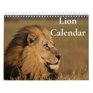 Lion Calendar 2026