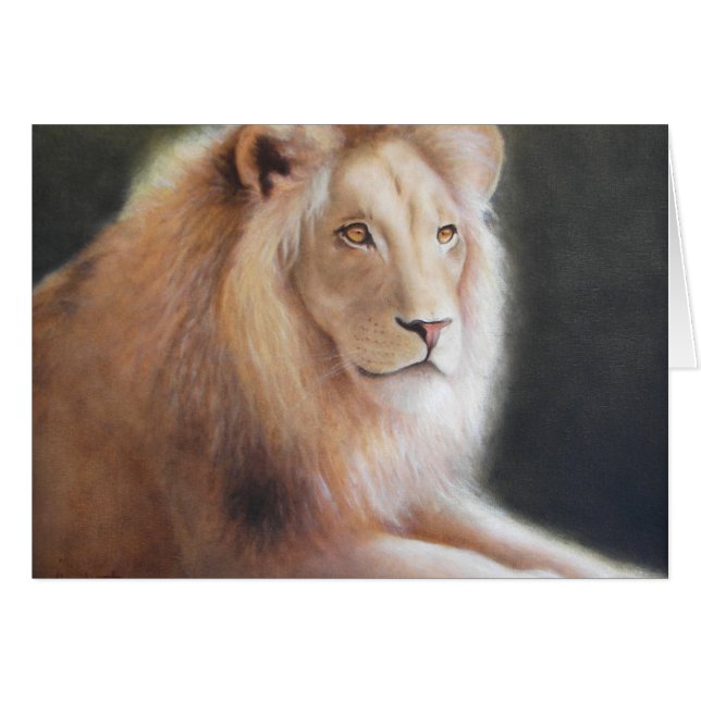 Lion Card (Front Horizontal)