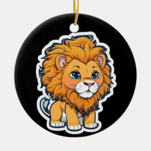 Lion Ceramic Ornament