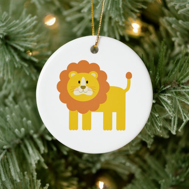 Lion Ceramic Ornament (Tree)