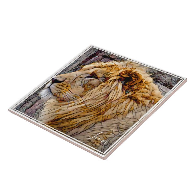 Lion Ceramic Tile (Side)