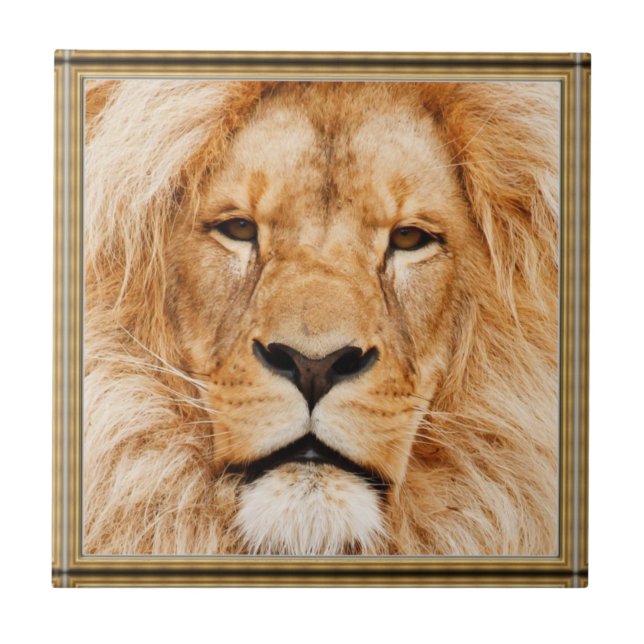 Lion Ceramic Tile (Front)