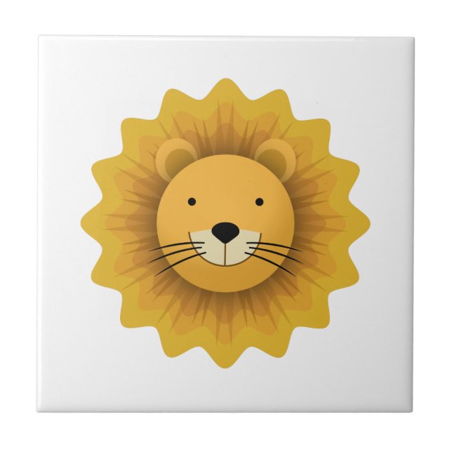 Lion Ceramic Tile (Front)