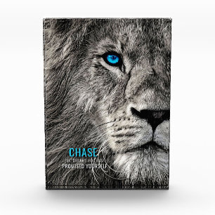 Lion Chase Your Dreams Photo Block