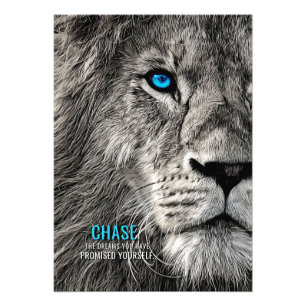 Lion Chase Your Dreams Photo Print