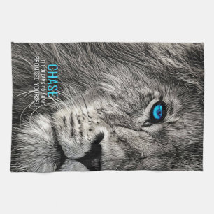 Lion Chase Your Dreams Tea Towel