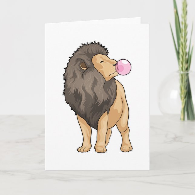 Lion Chewing gum Card (Front)