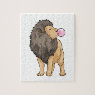 Lion Chewing gum Jigsaw Puzzle