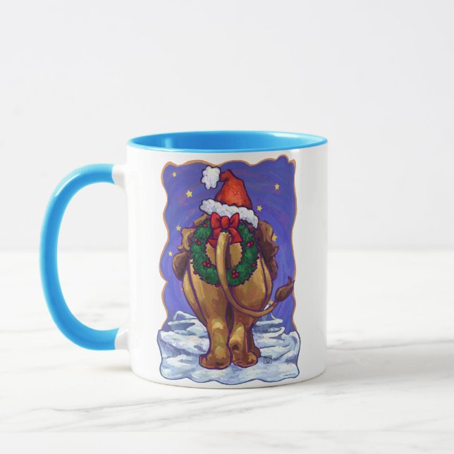 Lion Christmas Mug (Left)