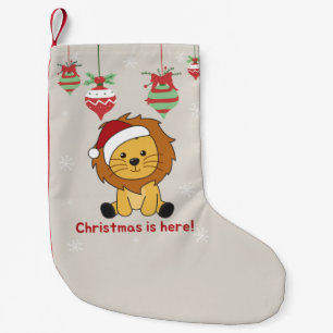 Lion Christmas Snow Winter Animals Lions Small Chr Stocking