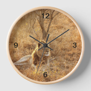 Lion Clock