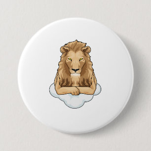 Lion Clouds 7.5 Cm Round Badge