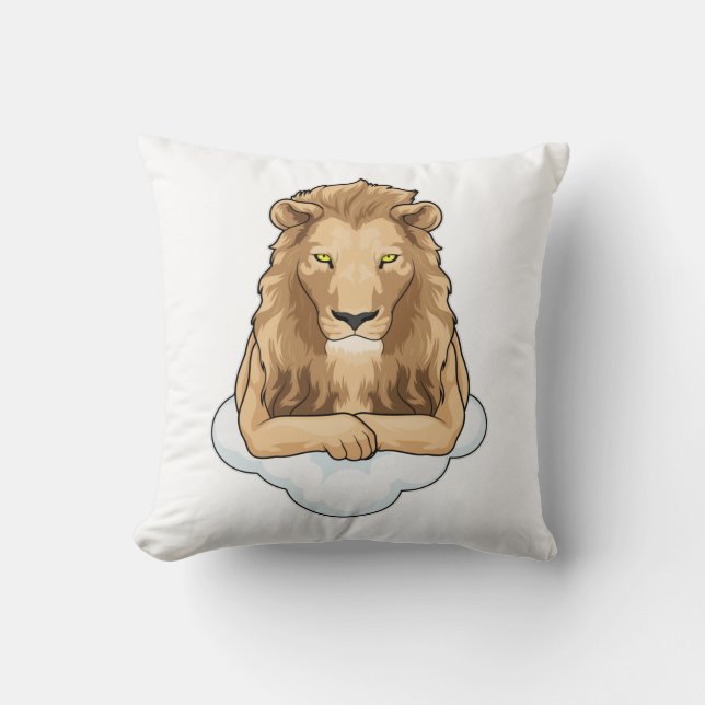 Lion Clouds Cushion (Front)