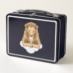 Lion Clouds Metal Lunch Box