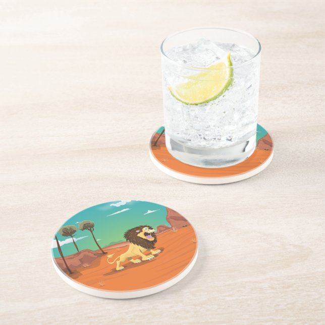 lion coaster (Side)