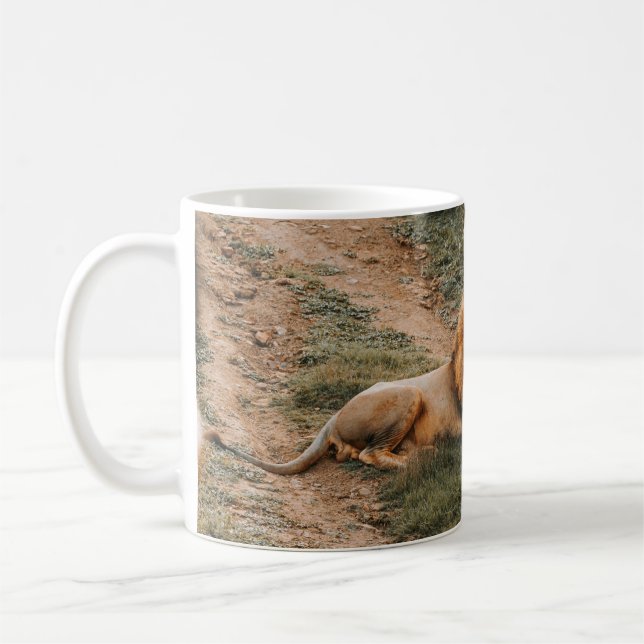 LION COFFEE MUG (Left)