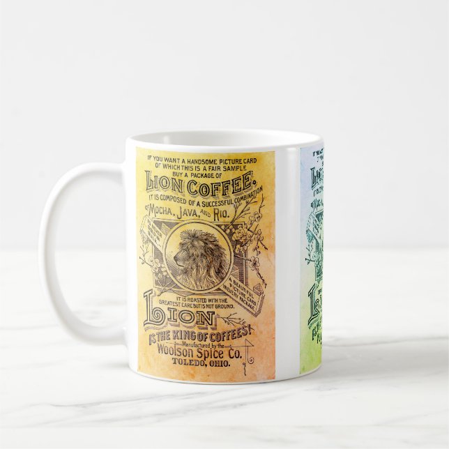 Lion Coffee Mug (Left)