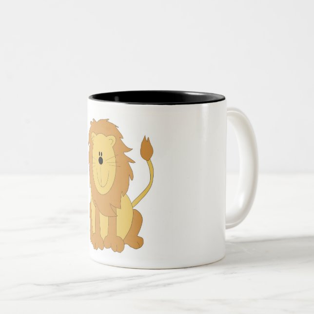 Lion Coffee Mug (Front Right)