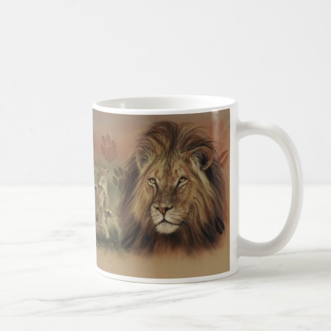 lion coffee mug (Right)