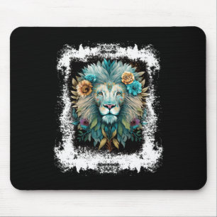 Lion Colourful Lions From Africa Day Of The Mouse Pad
