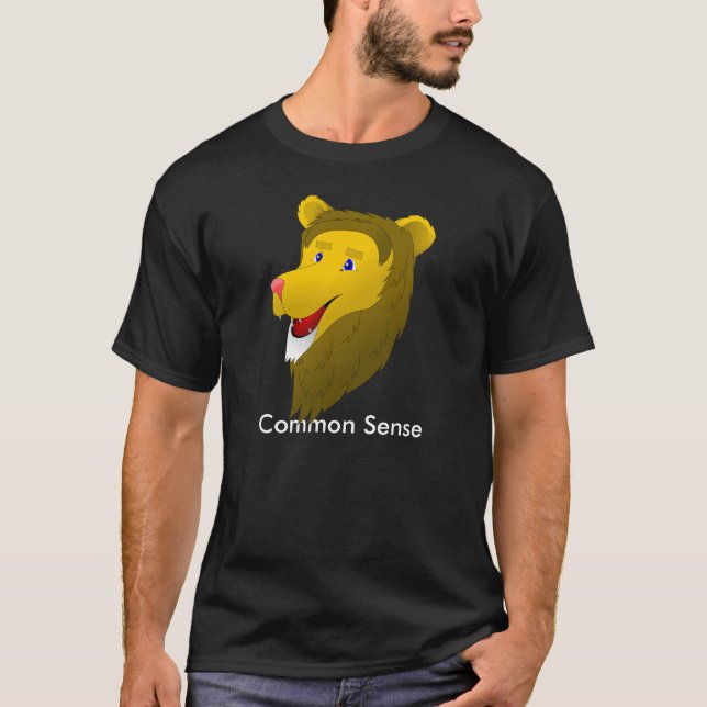 Lion Common Sense T-Shirt (Front)
