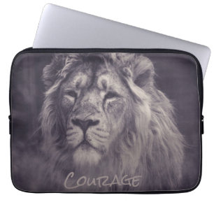 Lion Courage King of the Jungle Laptop Sleeve