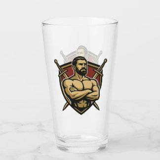 Lion Crest Mug Glass