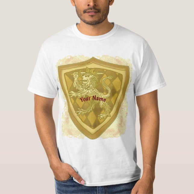 Lion Crest Shield  T-Shirt (Front)